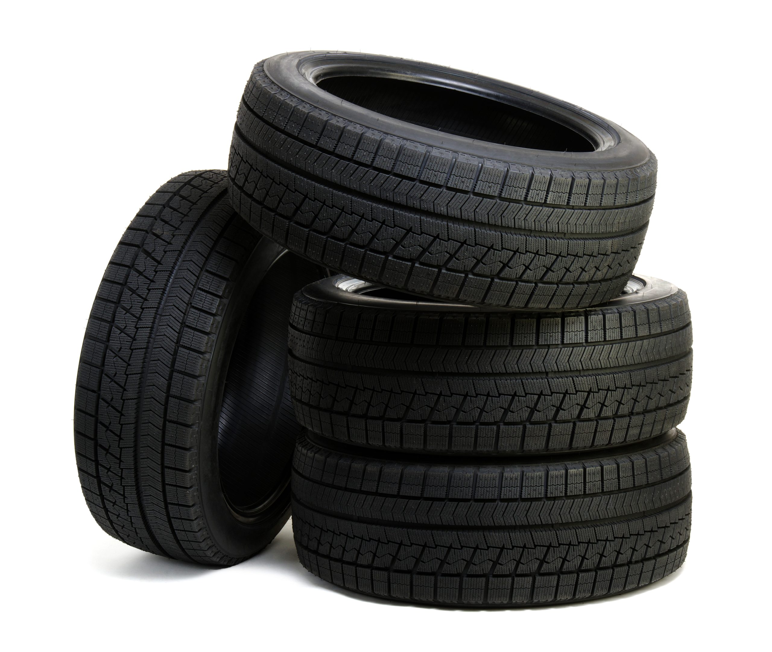 Stack of Black Tires