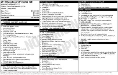 2019 Buick Encore Preferred
