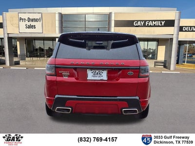 2019 Land Rover Range Rover Sport Supercharged Dynamic