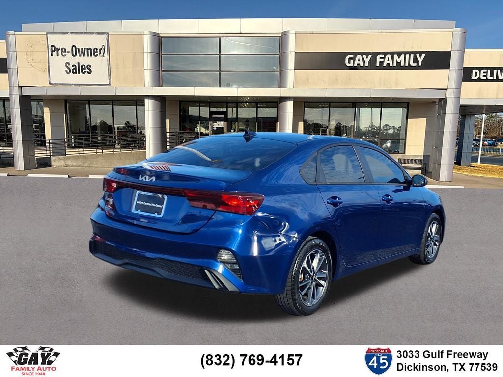 Used 2022 Kia FORTE LXS with VIN 3KPF24AD1NE478522 for sale in Dickinson, TX
